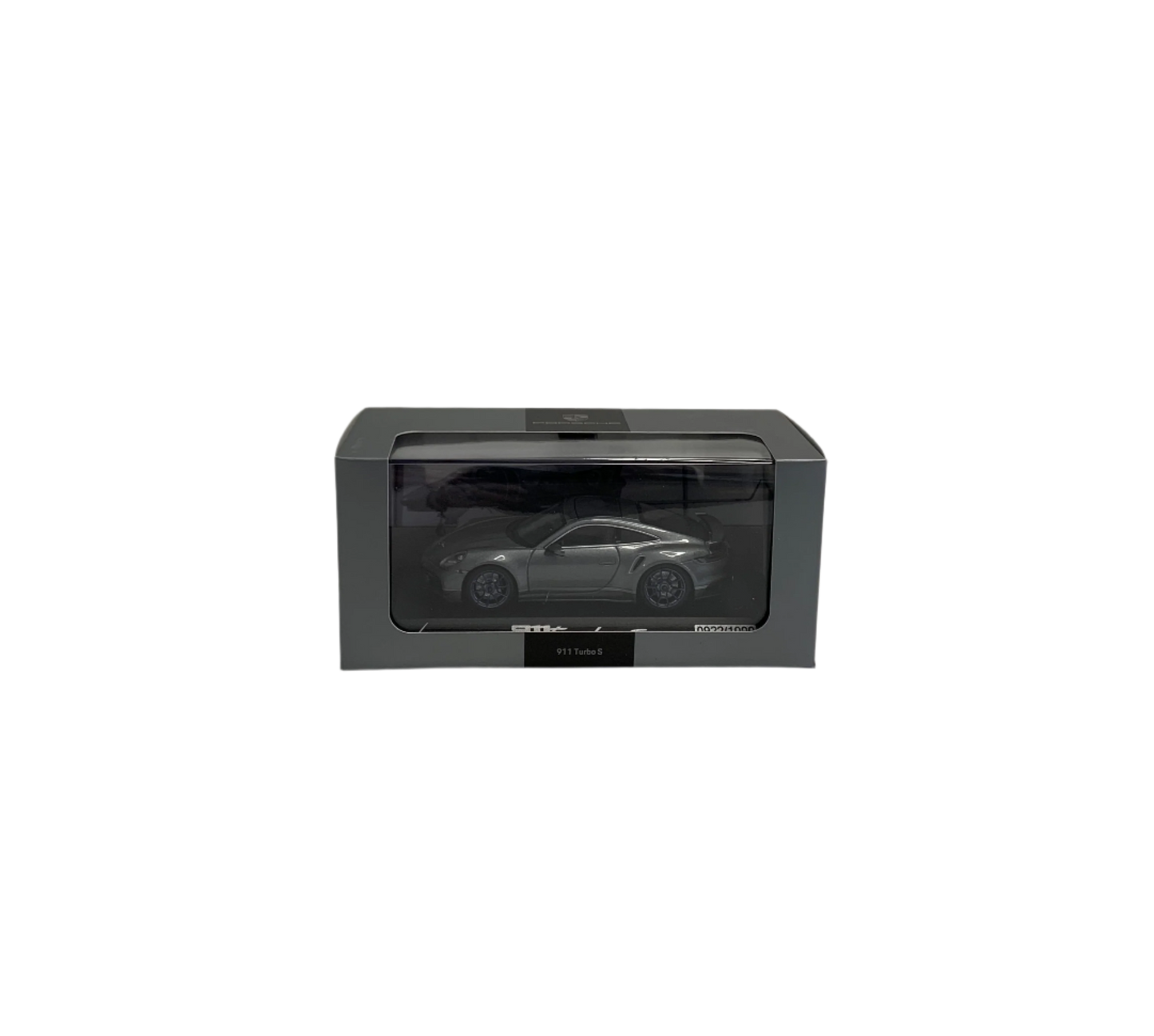 Porsche 911 Turbo S 2020 Embraer Exclusive Edition Silver grey metallic 1:43 Minichamps WAP0209130NTSE