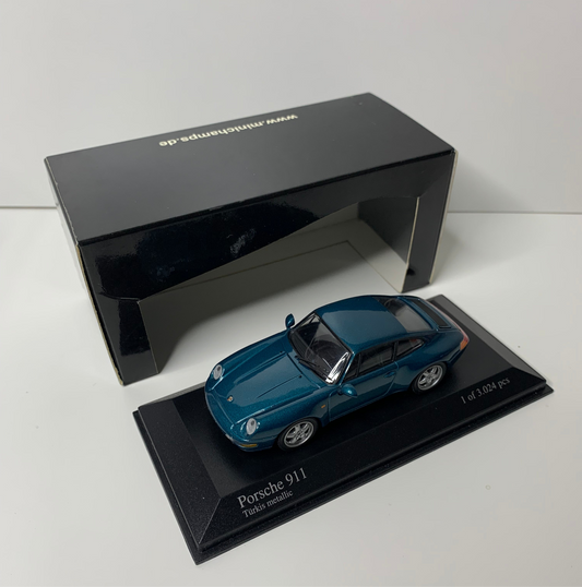 Porsche 911 (993) 1993 Green Metallic Minichamps  1:43 430063010