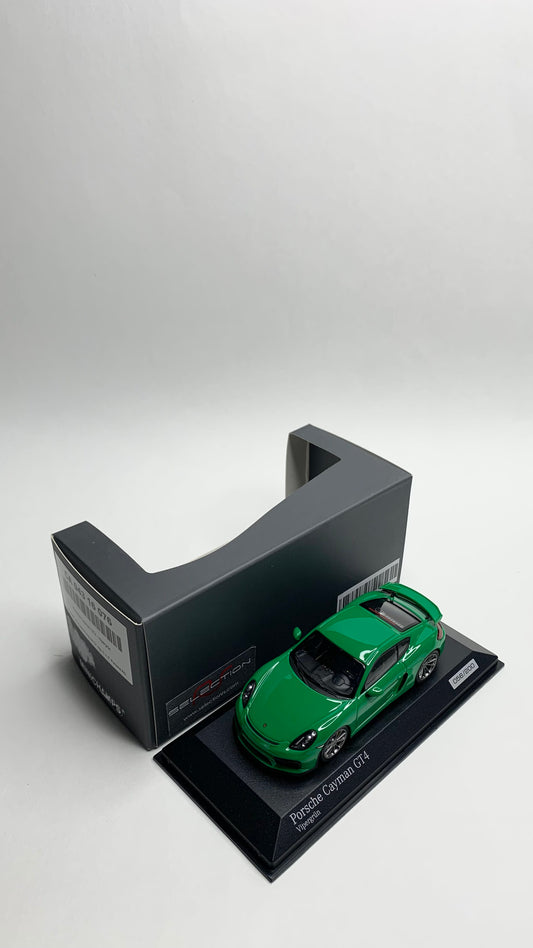 Porsche Cayman GT4 Viper Green Minichamps CA04316076 1:43